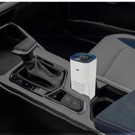 Car Air Purifier Portable Negative Ion Generator Remove Formaldehyde Dust Smoke Air Freshen Washer For Home Car - Royalessencelux