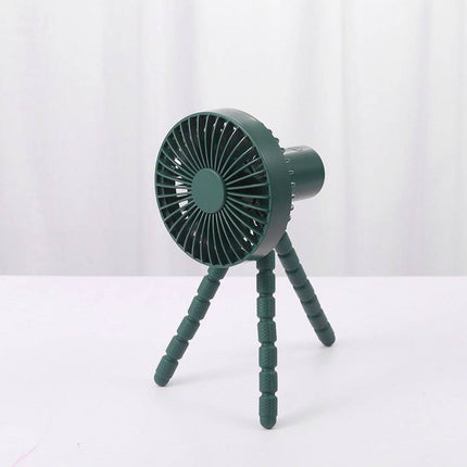 Compatible with Apple, Tripod Small Fan Desktop Multifunctional Adjustable Bending Head Fan - Royalessencelux
