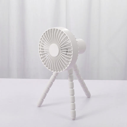 Compatible with Apple, Tripod Small Fan Desktop Multifunctional Adjustable Bending Head Fan - Royalessencelux