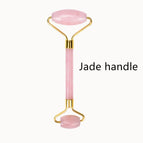 Pink jade handle