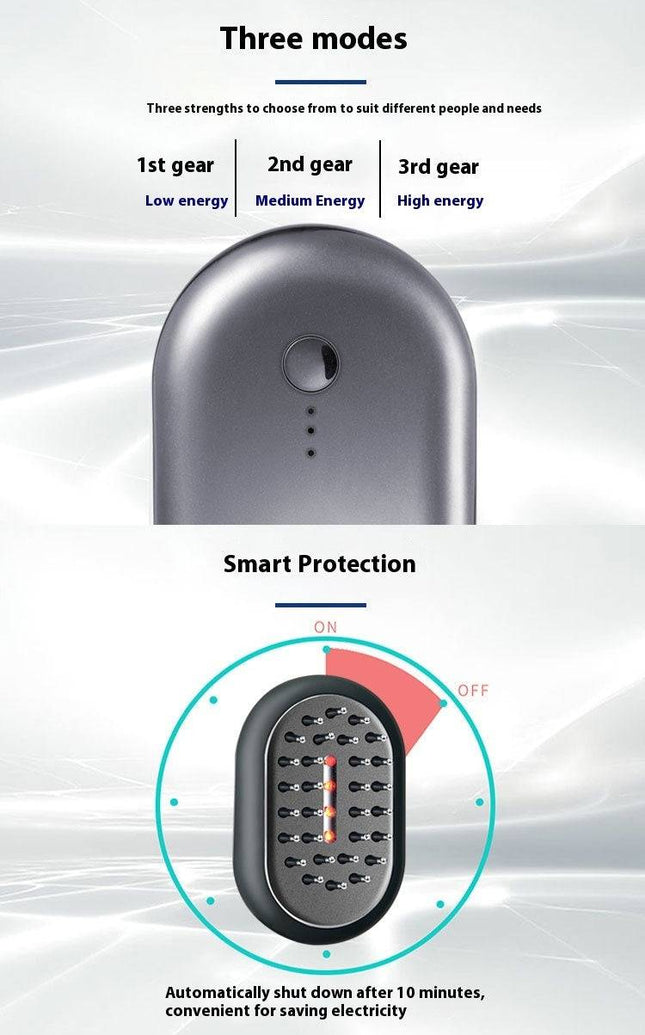 Hair Care Red Light Vibration Scalp Care Device - Royalessencelux
