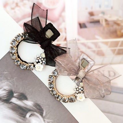 Hairpin Fashion Lace Mesh Butterfly Hair Accessories Metal Clip Female Sweet Bangs - Royalessencelux