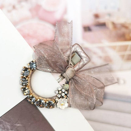 Hairpin Fashion Lace Mesh Butterfly Hair Accessories Metal Clip Female Sweet Bangs - Royalessencelux