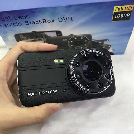 HD Night Vision Driving Motion Detection Front And Rear Recorder - Royalessencelux