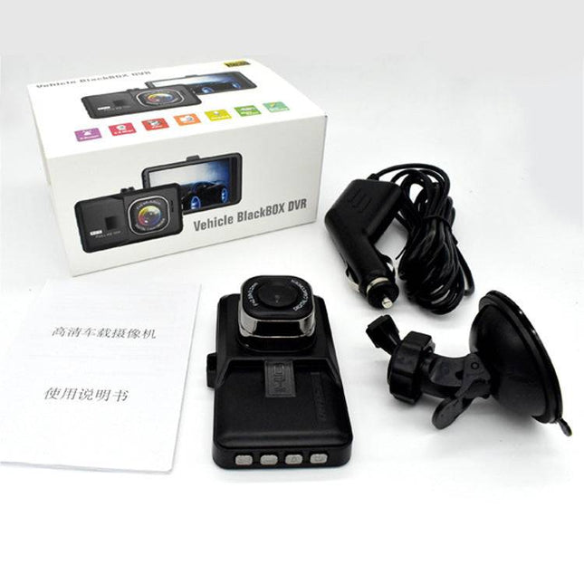 Hidden Driving Recorder Black Gold Steel 3.0 Inch HD 1080P Car Driving Recorder Manufacturer Spot - Royalessencelux