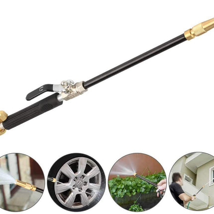 High Pressure Adjustable Nozzle Garden Car Wash Water Gun - Royalessencelux