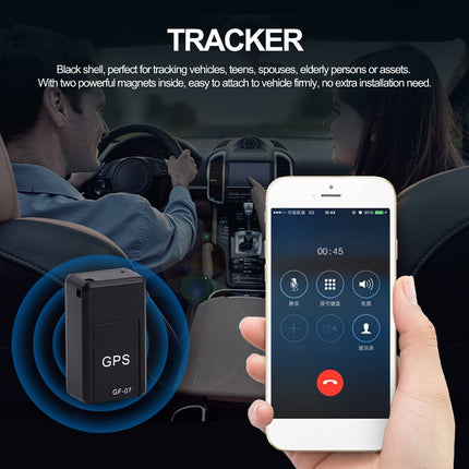 Hot Sale Newest GPS Tracker GF07 Magnetic Mini Car Real Time TF Card Magnetic Trackers Real-time Vehicle Locator Tracking Device - Royalessencelux