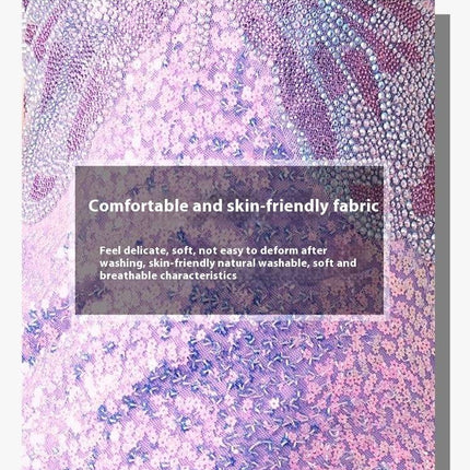 New Sequined Evening Dress Autumn And Winter Purple French Style High Sense Banquet - Royalessencelux