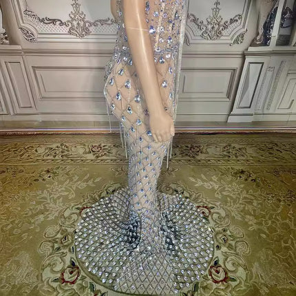 No Back Traceless Sexy Elegant Fishtail Gown - Royalessencelux