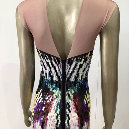 Sequin  Evening Dress Female Singer Costume - Royalessencelux