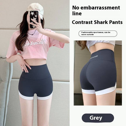 Three-point Shark Pants Women's Hip Lifting Sports Shorts - Royalessencelux