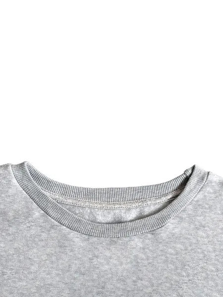 Women Basic Casual Pullover Spring Autumn Long Sleeve Just Girl Printed Round Neck - Royalessencelux