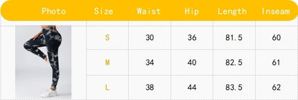 Women Scrunch Workout Leggings Butt Lifting High Waisted Yoga Pants - Tie Dye Seamless Booty Gym Tights - Royalessencelux