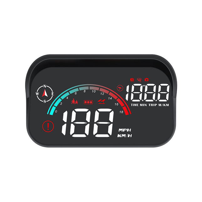 Head-Up Display Car GPS Universal Speed Compass HD Projector E-dog Version - Royalessencelux