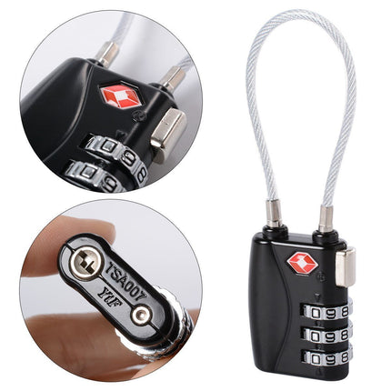 Suitcase Travel Cable Lock - Royalessencelux