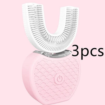 Ultrasonic Electric Toothbrush, Automatic Tooth Cleaner, Lazy U-shaped Toothbrush - Royalessencelux
