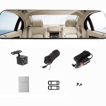 White glass white mirror new driving recorder - Royalessencelux