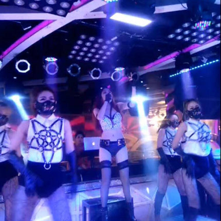 Women's Leather Perform Dance Costume Accessories - Royalessencelux