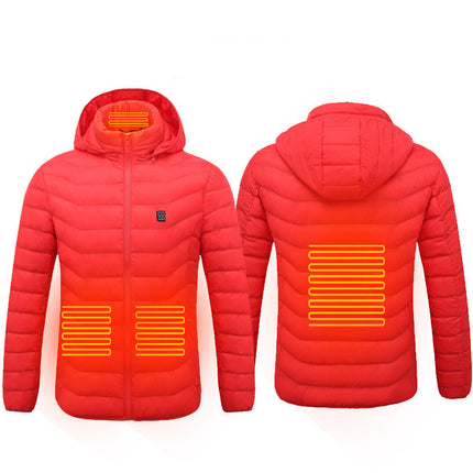 New Heated Jacket Coat USB Electric Jacket Cotton Coat Heater Thermal Clothing Heating Vest Men's Clothes Winter - Royalessencelux
