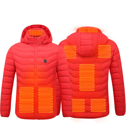 New Heated Jacket Coat USB Electric Jacket Cotton Coat Heater Thermal Clothing Heating Vest Men's Clothes Winter - Royalessencelux