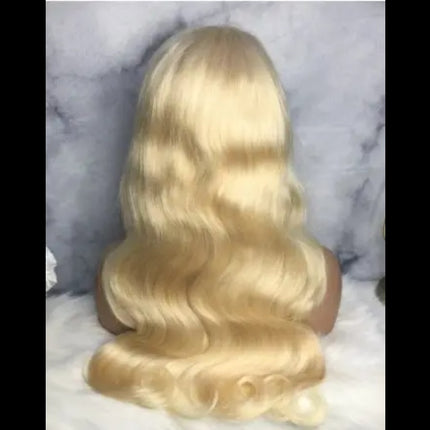 2025 Hot Sale Blonde 30 Inch HD 13x4 Body Wave Lace Wig Raw Black Female Human Hair - Royalessencelux