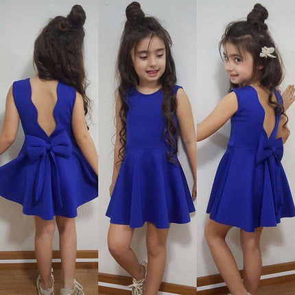 Children'S Clothing Summer Girls Sleeveless Halter Bow Girl Princess Dress Yp0265 - Royalessencelux