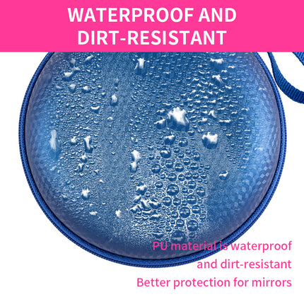 11 Cm Round Bag Blue And Silver - Royalessencelux