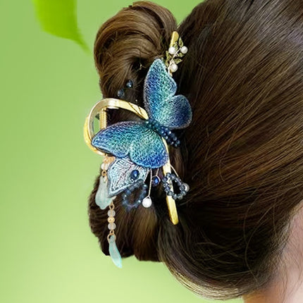 Device Shark Clip Advanced Back Head Mori Style Butterfly Hair Clip Jaw Clip - Royalessencelux
