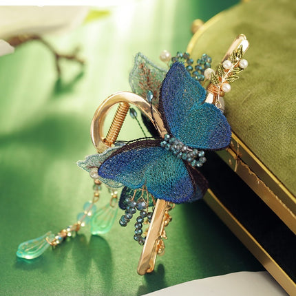 Device Shark Clip Advanced Back Head Mori Style Butterfly Hair Clip Jaw Clip - Royalessencelux