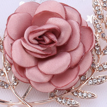 Fabric Flower Lady Temperamental Pin Sweater Coat Cardigan Women's Corsage Clothing Accessories - Royalessencelux