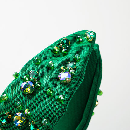 Fashionable All-match Diamond-embedded High-grade Headband Elegant Wide-brimmed Knotted - Royalessencelux