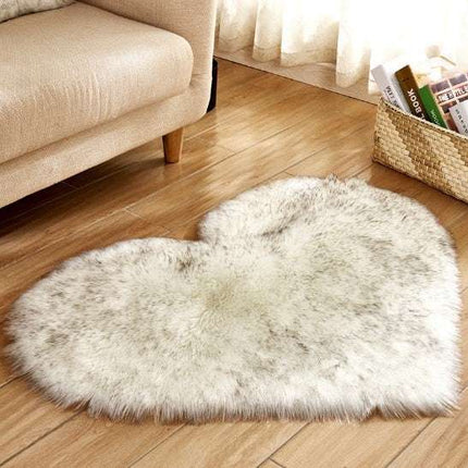 Plush Heart Shaped Carpet Non-Slip Mat Fluffy Rug Floor Mat Blanket Sofa Cushion Foot Pad Carpets For Living Room Home Decor Button Full Cup Plus Size Bra Without Wi Royalessencelux