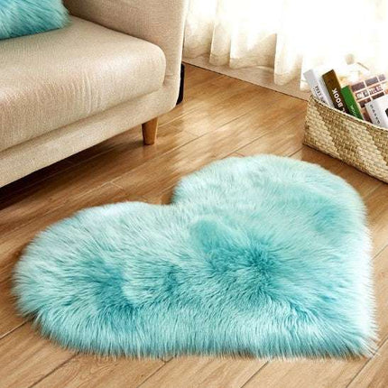 Plush Heart Shaped Carpet Non-Slip Mat Fluffy Rug Floor Mat Blanket Sofa Cushion Foot Pad Carpets For Living Room Home Decor Button Full Cup Plus Size Bra Without Wi Royalessencelux