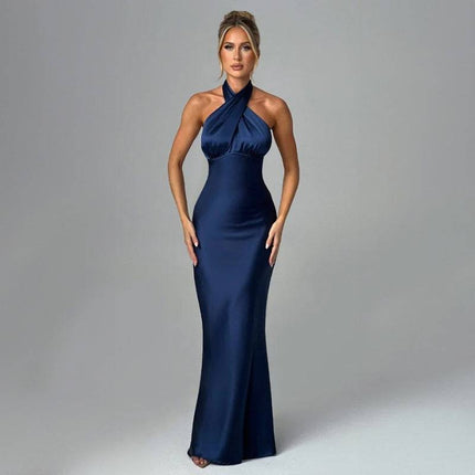 Summer Fashion Elegant Backless Sleeveless Dress - Royalessencelux