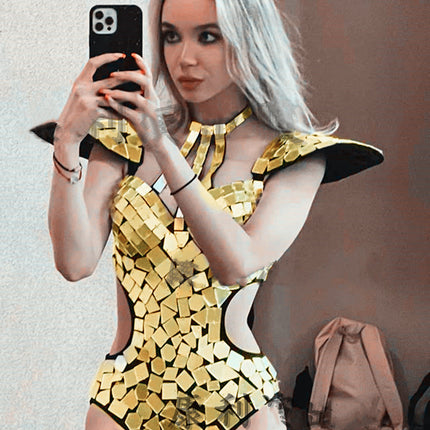 Women's Bikini Performance Hall Performance Dance Dress - Royalessencelux