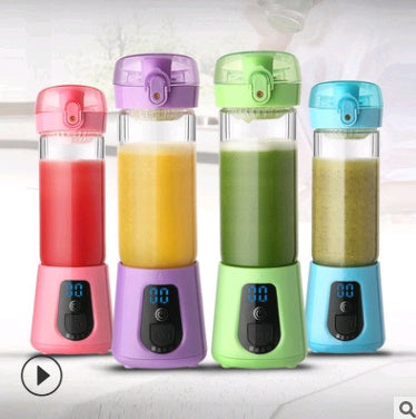 Mini electric juice cup glass portable juicer charging household cooking mixing cup juice machine - Royalessencelux