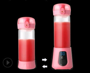 Mini electric juice cup glass portable juicer charging household cooking mixing cup juice machine - Royalessencelux