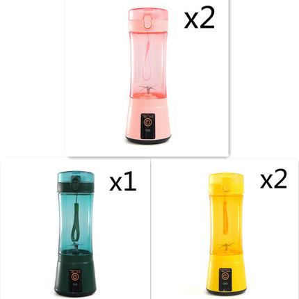 Portable Electric Fruit Juicer Wireless USB Rechargeable Mini Mixer Multifunction Summer Smoothie Blender Machine Kitchen Supplies - Royalessencelux