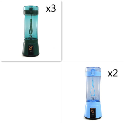 Portable Electric Fruit Juicer Wireless USB Rechargeable Mini Mixer Multifunction Summer Smoothie Blender Machine Kitchen Supplies - Royalessencelux