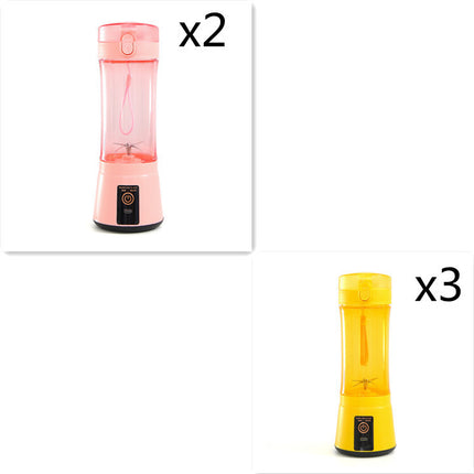 Portable Electric Fruit Juicer Wireless USB Rechargeable Mini Mixer Multifunction Summer Smoothie Blender Machine Kitchen Supplies - Royalessencelux