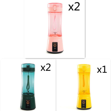 Portable Electric Fruit Juicer Wireless USB Rechargeable Mini Mixer Multifunction Summer Smoothie Blender Machine Kitchen Supplies - Royalessencelux