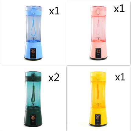 Portable Electric Fruit Juicer Wireless USB Rechargeable Mini Mixer Multifunction Summer Smoothie Blender Machine Kitchen Supplies - Royalessencelux