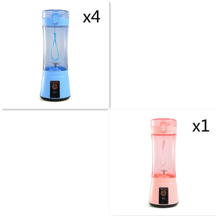 Portable Electric Fruit Juicer Wireless USB Rechargeable Mini Mixer Multifunction Summer Smoothie Blender Machine Kitchen Supplies - Royalessencelux