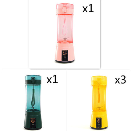 Portable Electric Fruit Juicer Wireless USB Rechargeable Mini Mixer Multifunction Summer Smoothie Blender Machine Kitchen Supplies - Royalessencelux