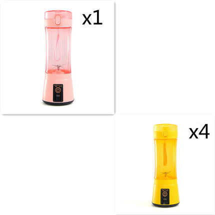 Portable Electric Fruit Juicer Wireless USB Rechargeable Mini Mixer Multifunction Summer Smoothie Blender Machine Kitchen Supplies - Royalessencelux