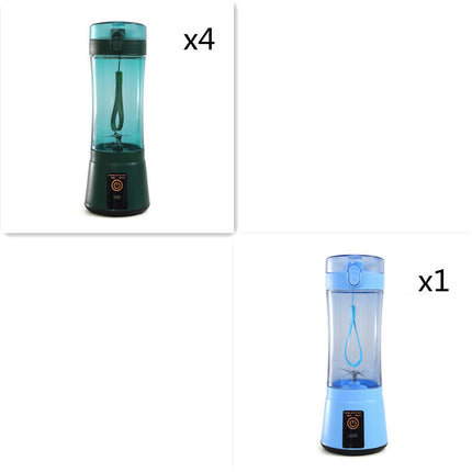 Portable Electric Fruit Juicer Wireless USB Rechargeable Mini Mixer Multifunction Summer Smoothie Blender Machine Kitchen Supplies - Royalessencelux