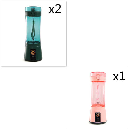Portable Electric Fruit Juicer Wireless USB Rechargeable Mini Mixer Multifunction Summer Smoothie Blender Machine Kitchen Supplies - Royalessencelux
