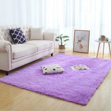 Silky Fluffy Carpet Modern Home Decor Long Plush Shaggy Rug - Royalessencelux