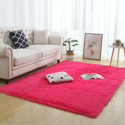 Silky Fluffy Carpet Modern Home Decor Long Plush Shaggy Rug - Royalessencelux