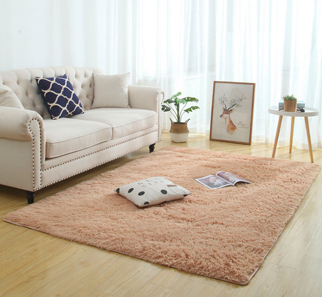 Silky Fluffy Carpet Modern Home Decor Long Plush Shaggy Rug - Royalessencelux
